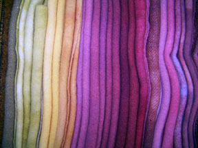 hand dyed wool